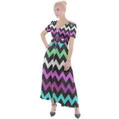 Pattern 115 Button Up Short Sleeve Maxi Dress by GardenOfOphir