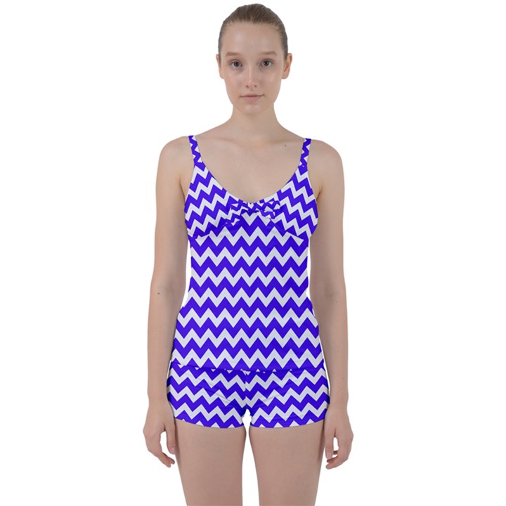 Pattern 116 Tie Front Two Piece Tankini