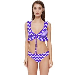 Pattern 116 Low Cut Ruffle Edge Bikini Set by GardenOfOphir