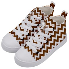 Pattern 117 Kids  Mid-top Canvas Sneakers by GardenOfOphir