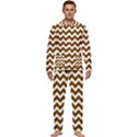 Pattern 117 Men s Long Sleeve Velvet Pocket Pajamas Set View1