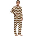 Pattern 117 Men s Long Sleeve Velvet Pocket Pajamas Set View2