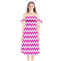 Pattern 118 Shoulder Tie Bardot Midi Dress by GardenOfOphir