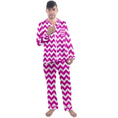 Pattern 118 Men s Long Sleeve Satin Pajamas Set by GardenOfOphir