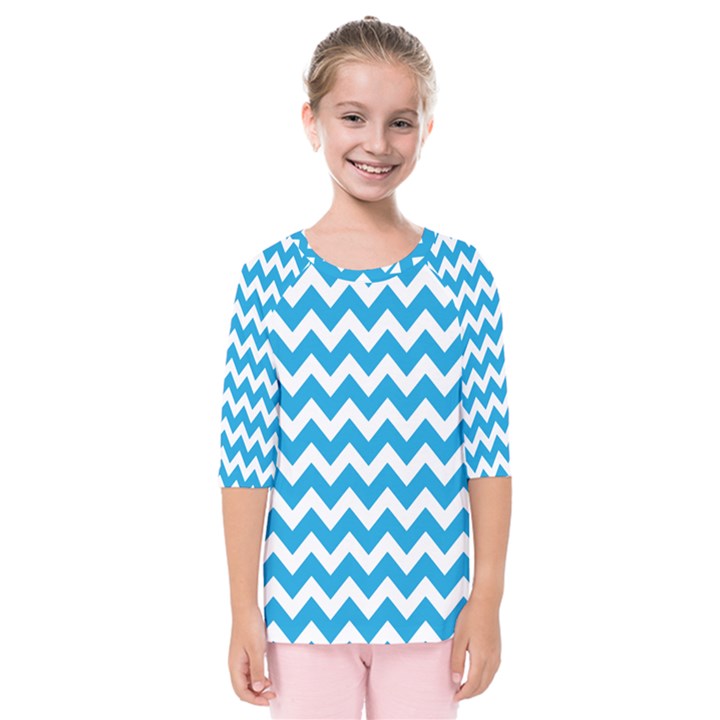 Pattern 119 Kids  Quarter Sleeve Raglan Tee