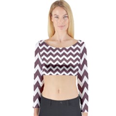 Pattern 121 Long Sleeve Crop Top by GardenOfOphir