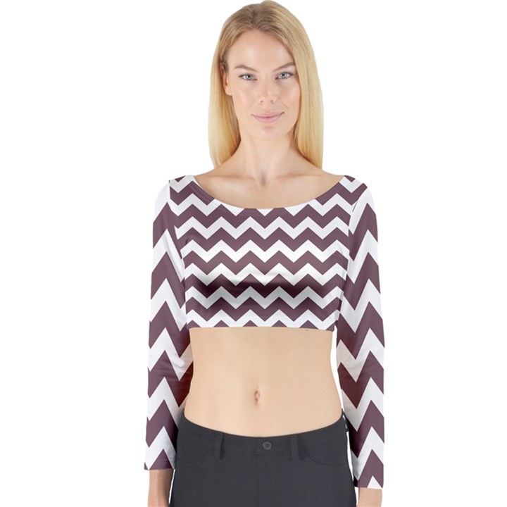 Pattern 121 Long Sleeve Crop Top