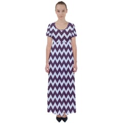 Pattern 121 High Waist Short Sleeve Maxi Dress by GardenOfOphir