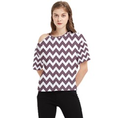 Pattern 121 One Shoulder Cut Out Tee by GardenOfOphir