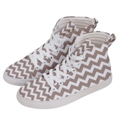 Pattern 122 Men s Hi-top Skate Sneakers by GardenOfOphir