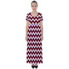 Pattern 123 High Waist Short Sleeve Maxi Dress