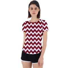 Pattern 123 Back Cut Out Sport Tee