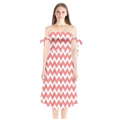 Pattern 125 Shoulder Tie Bardot Midi Dress by GardenOfOphir