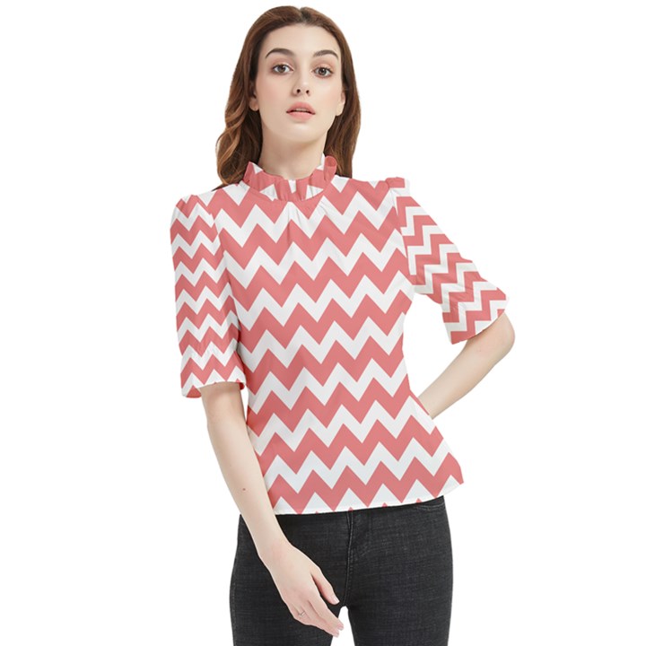 Pattern 125 Frill Neck Blouse