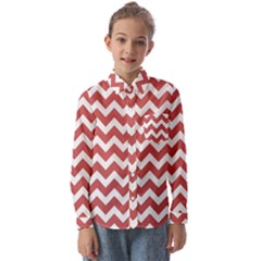 Pattern 124 Kids  Long Sleeve Shirt by GardenOfOphir