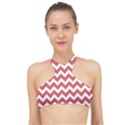 Pattern 124 High Neck Bikini Top View1