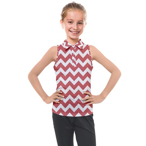 Pattern 124 Kids  Sleeveless Polo Tee by GardenOfOphir