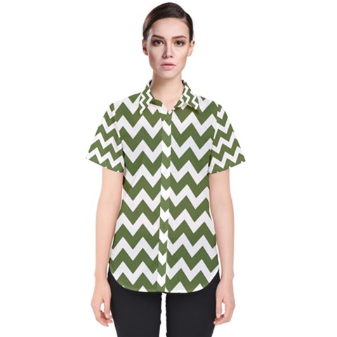 Pattern 126 Women s Short Sleeve Shirt by GardenOfOphir