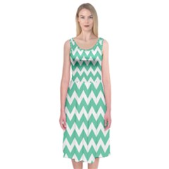 Pattern 128 Midi Sleeveless Dress by GardenOfOphir