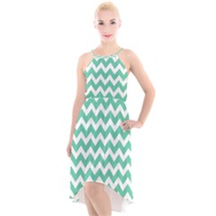 Pattern 128 High-low Halter Chiffon Dress  by GardenOfOphir