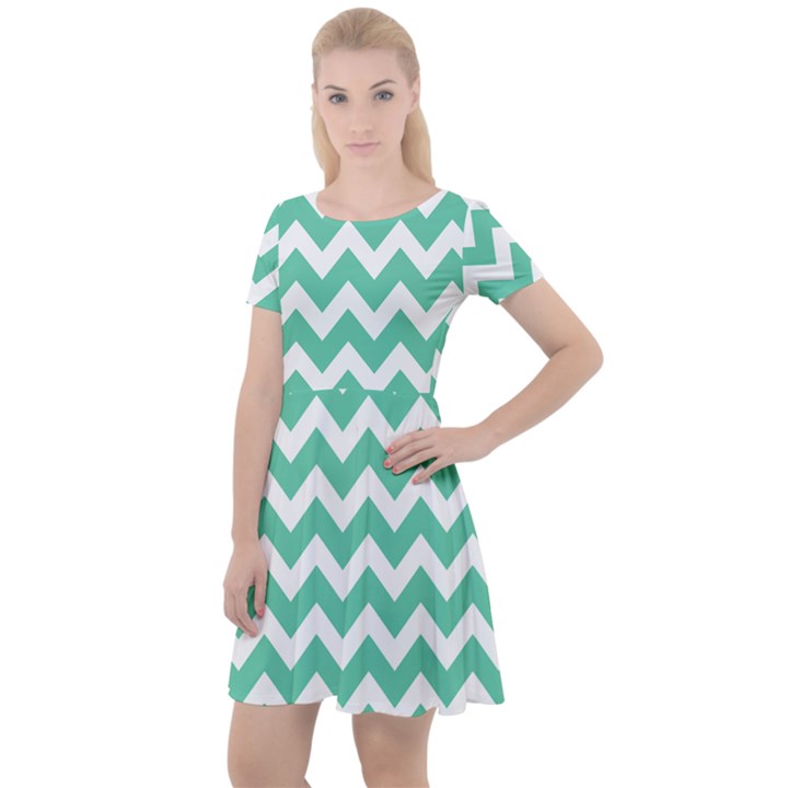 Pattern 128 Cap Sleeve Velour Dress 