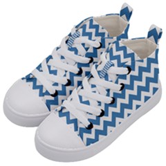 Pattern 127 Kids  Mid-top Canvas Sneakers by GardenOfOphir