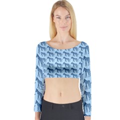 Pattern 131 Long Sleeve Crop Top by GardenOfOphir