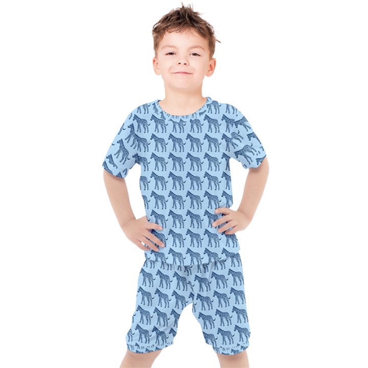 Pattern 131 Kids  Tee and Shorts Set