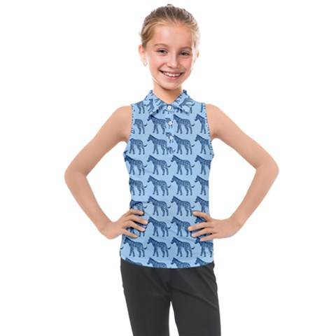 Pattern 131 Kids  Sleeveless Polo Tee by GardenOfOphir