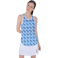 Pattern 131 Racer Back Mesh Tank Top by GardenOfOphir