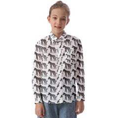 Pattern 129 Kids  Long Sleeve Shirt by GardenOfOphir