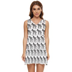 Pattern 129 Tiered Sleeveless Mini Dress