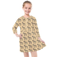 Pattern 133 Kids  Quarter Sleeve Shirt Dress by GardenOfOphir