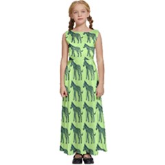 Pattern 134 Kids  Satin Sleeveless Maxi Dress by GardenOfOphir