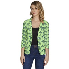 Pattern 134 Women s One-button 3/4 Sleeve Short Jacket by GardenOfOphir