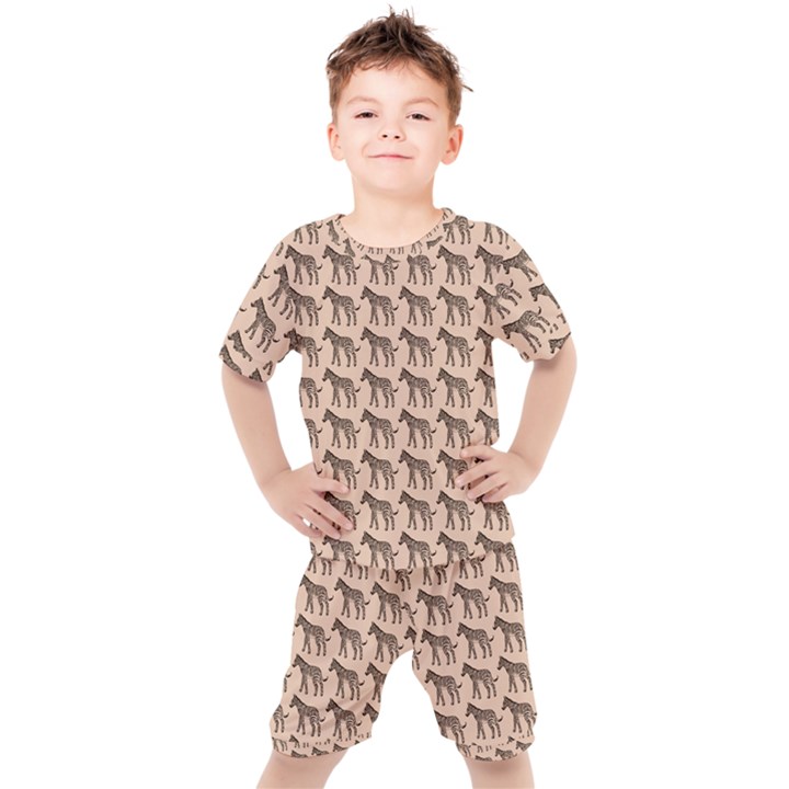 Pattern 135 Kids  Tee and Shorts Set