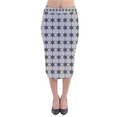 Pattern 138 Velvet Midi Pencil Skirt by GardenOfOphir