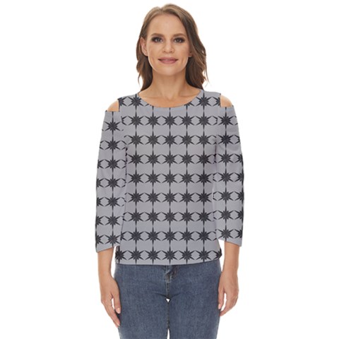 Pattern 138 Cut Out Wide Sleeve Top by GardenOfOphir