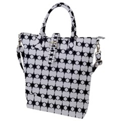 Pattern 137 Buckle Top Tote Bag by GardenOfOphir