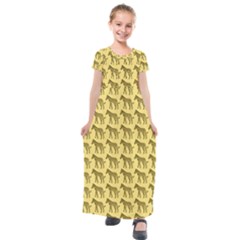 Pattern 136 Kids  Short Sleeve Maxi Dress by GardenOfOphir