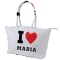 I love maria Canvas Shoulder Bag View1