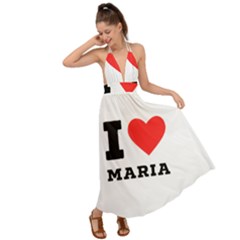 I Love Maria Backless Maxi Beach Dress by ilovewhateva