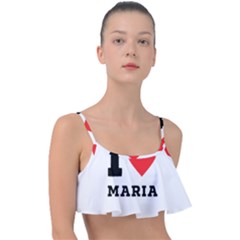 I Love Maria Frill Bikini Top by ilovewhateva