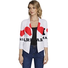 I Love Maria Women s Casual 3/4 Sleeve Spring Jacket by ilovewhateva