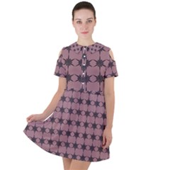 Pattern 151 Short Sleeve Shoulder Cut Out Dress  by GardenOfOphir