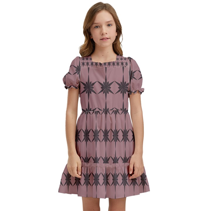 Pattern 151 Kids  Puff Sleeved Dress