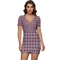 Pattern 151 Low Cut Cap Sleeve Mini Dress by GardenOfOphir