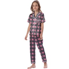 Pattern 139 Kids  Satin Short Sleeve Pajamas Set by GardenOfOphir