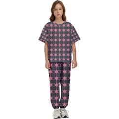 Pattern 139 Kids  Tee And Pants Sports Set by GardenOfOphir