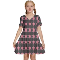 Pattern 139 Kids  Short Sleeve Tiered Mini Dress by GardenOfOphir